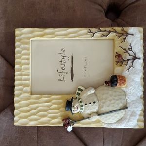 New with tags snowman frame